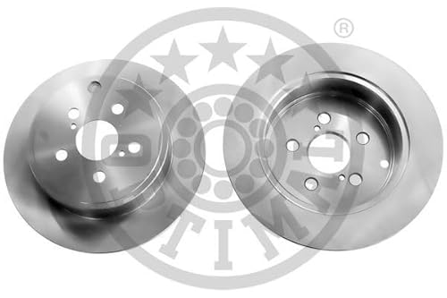 2x OPTIMAL Bremsscheibe Hinten Ø280mm Höhe: 56mm Dicke: 10mm Lochzahl: 5/8 voll BS-8398C von OPTIMAL