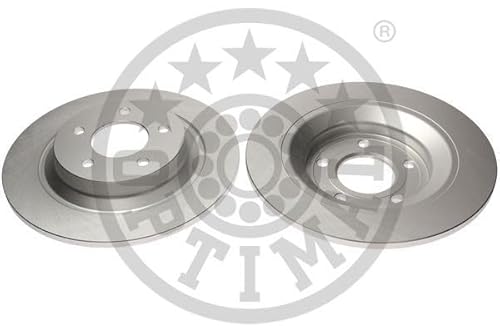 2x OPTIMAL Bremsscheibe Hinten Ø302mm Höhe: 40.8mm Dicke: 11mm Lochzahl: 5/5 von OPTIMAL