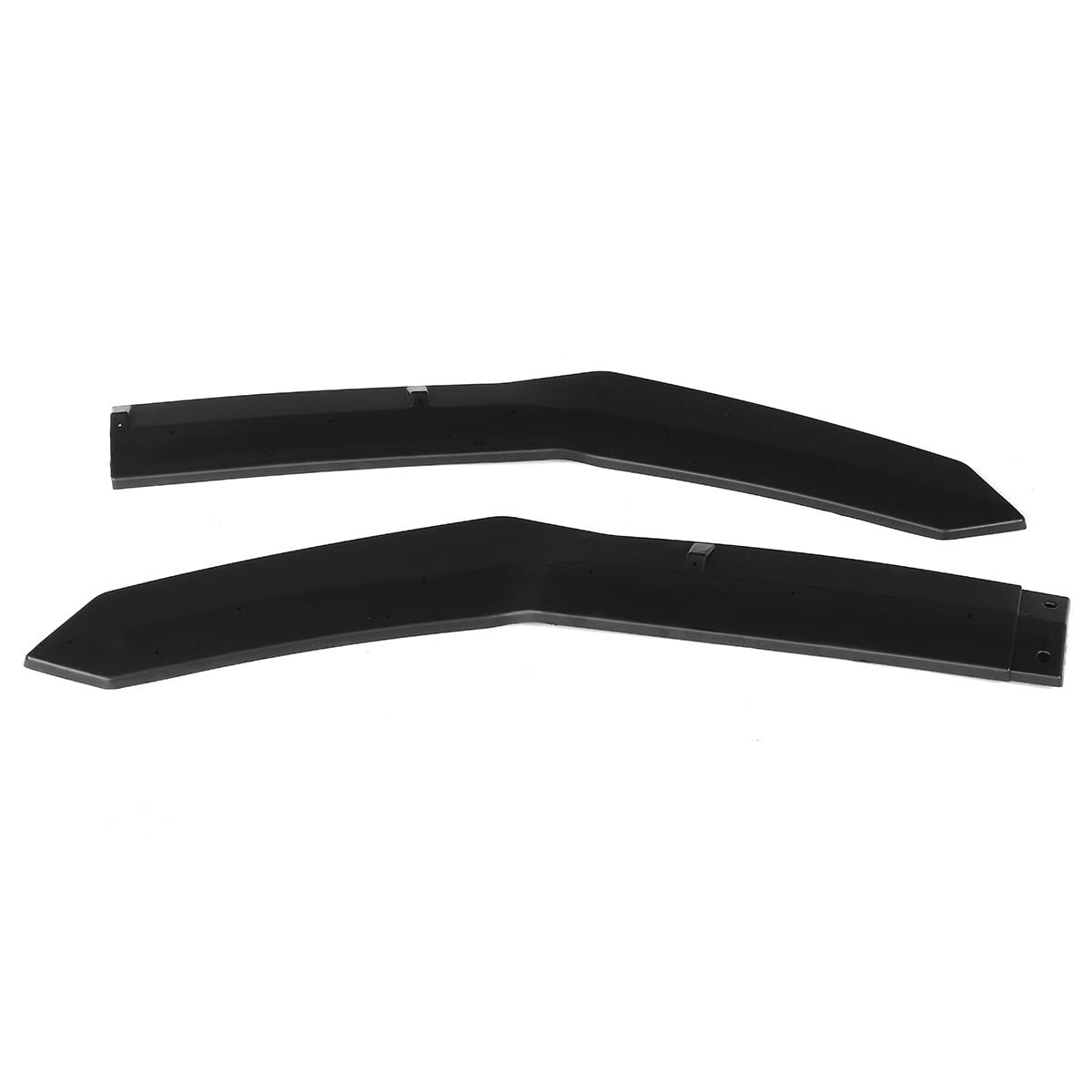 2PCS/SET Front Bumper Lip Spoiler Guard Splitter Body Kit Compatible With Civic Hatchback Si 2016 2017 2018 2019 2020 Accessories(Matte Black) von OQUFINTER