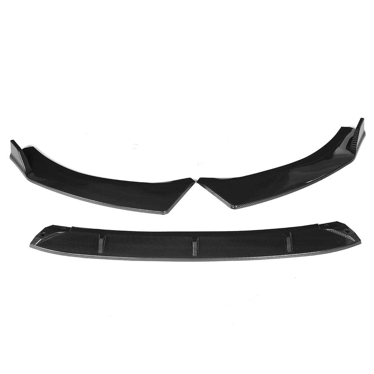 3PCS/SET Compatible With Kia K5 Optima EX LX 2021- UP Front Bumper Lip Spoiler Side Splitter China Body Kit Guards Deflector Accessories(B) von OQUFINTER