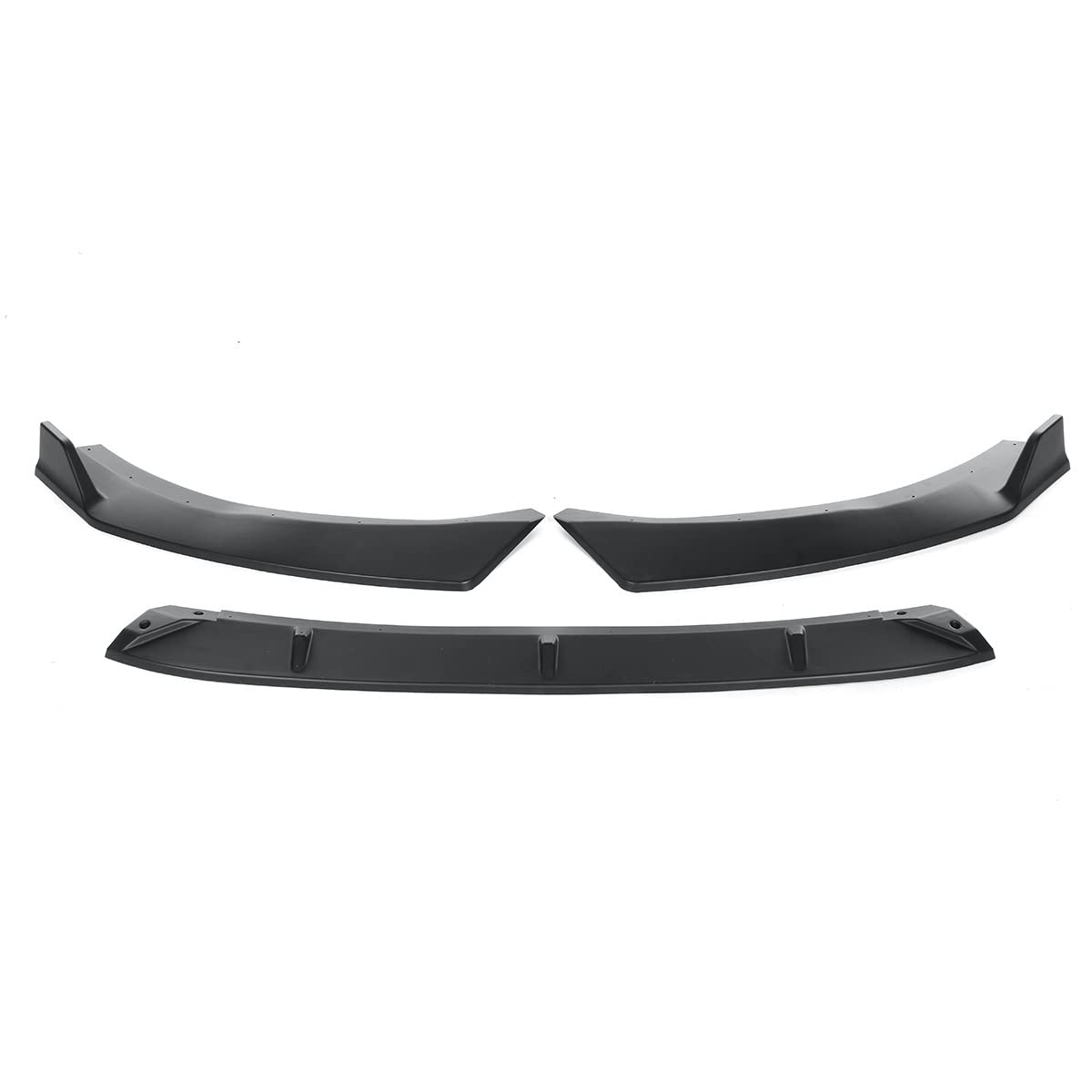 3PCS/SET Compatible With Kia K5 Optima EX LX 2021- UP Front Bumper Lip Spoiler Side Splitter China Body Kit Guards Deflector Accessories(Matte Black) von OQUFINTER