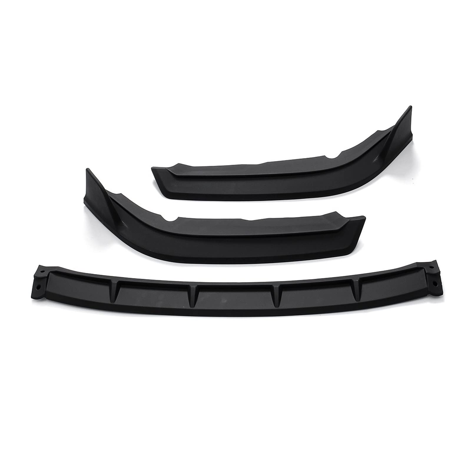 3PCS/SET Front Bumper Lip Spoiler Side Splitter Canards Body Kit Cover Guards Compatible With Civic 2019-2020 Sedan Accessories(Matte Black) von OQUFINTER