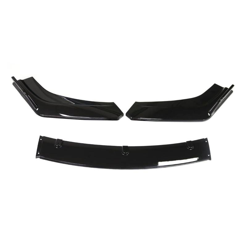 3PCS/SET Front Bumper Lip Spoiler Side Splitter Deflector Cover Body Kit Guards Compatible With VW Scirocco R 2009-2015 Accessories(A) von OQUFINTER