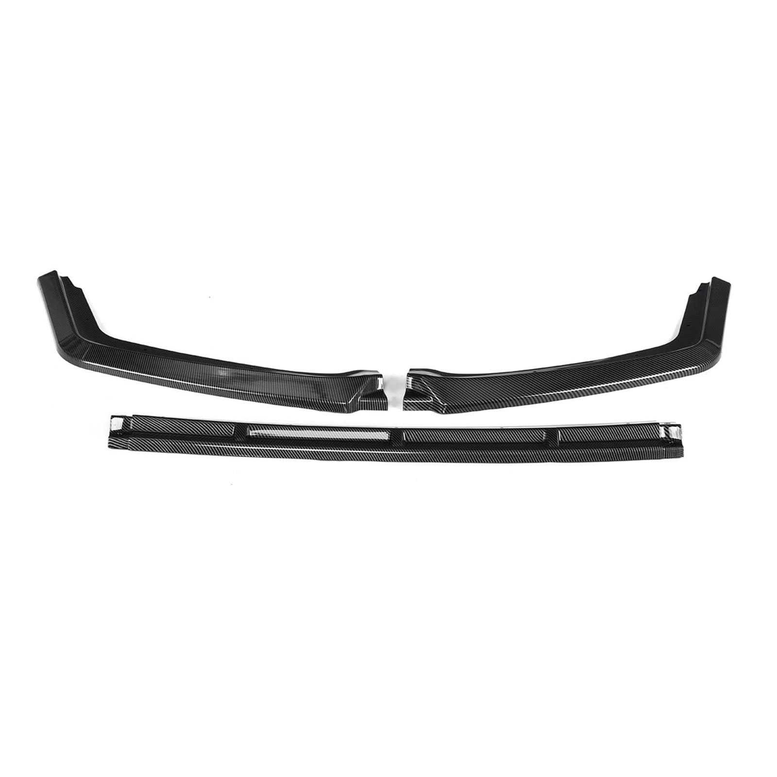 3PCS Front Bumper Lip Spoiler Side Splitter Body Kit Guard Deflector Compatible With Civic 2020 2021 Hatchback ONLY Accessories(B) von OQUFINTER