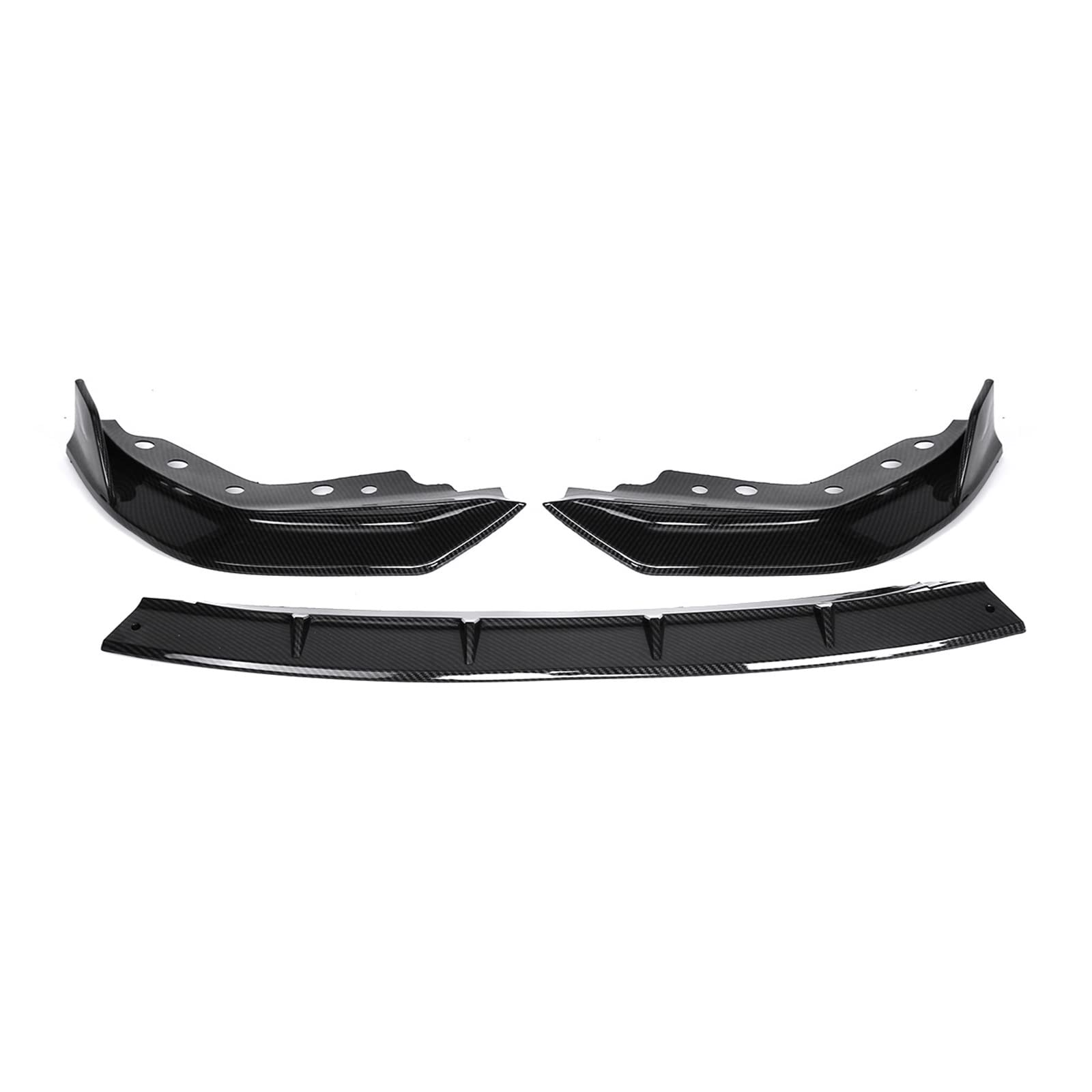 3PCS Front Bumper Lip Spoiler Splitter Canards Deflector Body Kit Guards Compatible With MW 3 Series G20 G28 2019 2020 2021 Accessories(B) von OQUFINTER