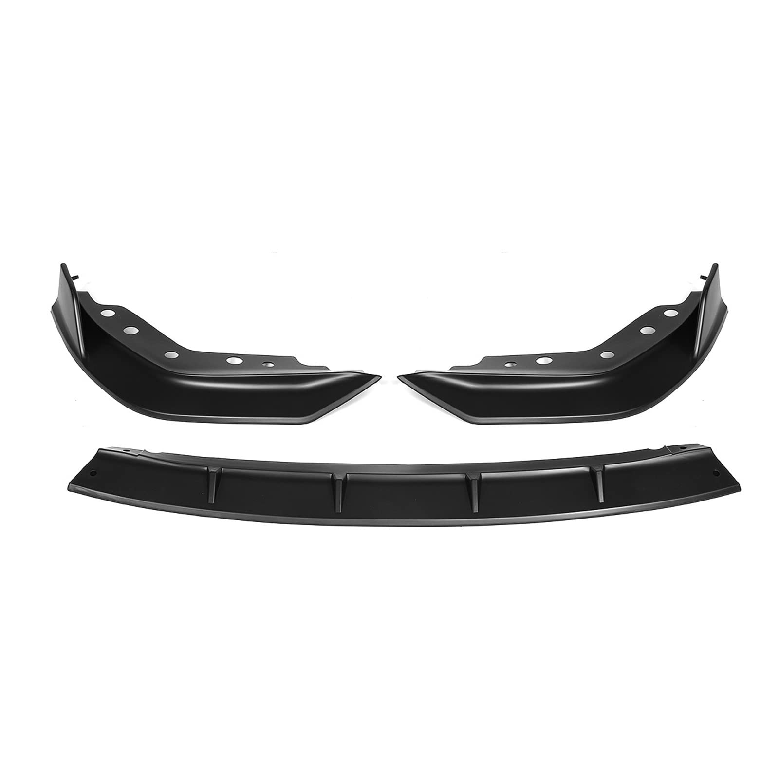 3PCS Front Bumper Lip Spoiler Splitter Canards Deflector Body Kit Guards Compatible With MW 3 Series G20 G28 2019 2020 2021 Accessories(Matte Black) von OQUFINTER