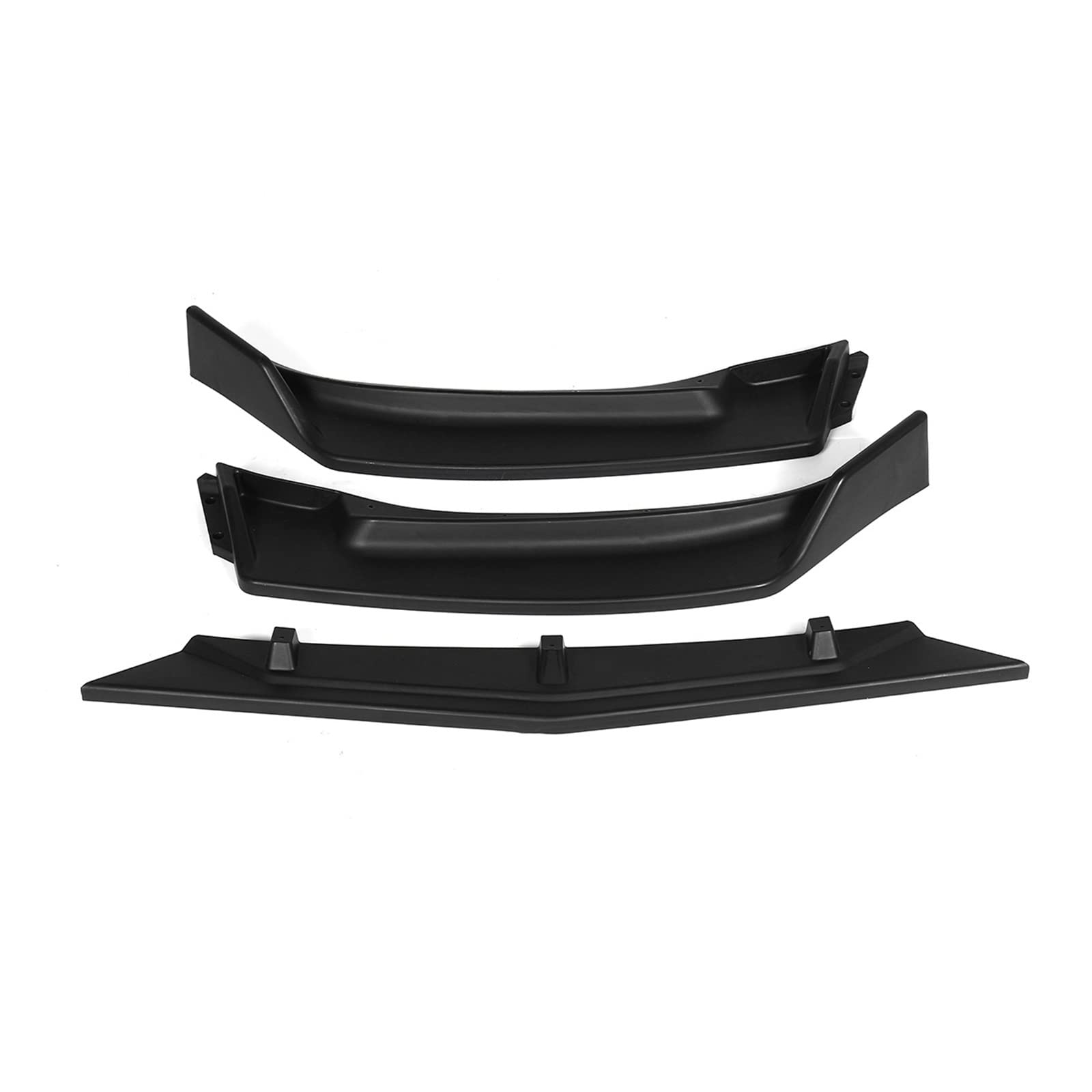 3Pcs Front Bumper Splitter Lip Diffuser Body Kit Spoiler Diffuser Compatible With Mazda 3 Axela 2014 2015 2016 2017 2018(Matte Black) von OQUFINTER