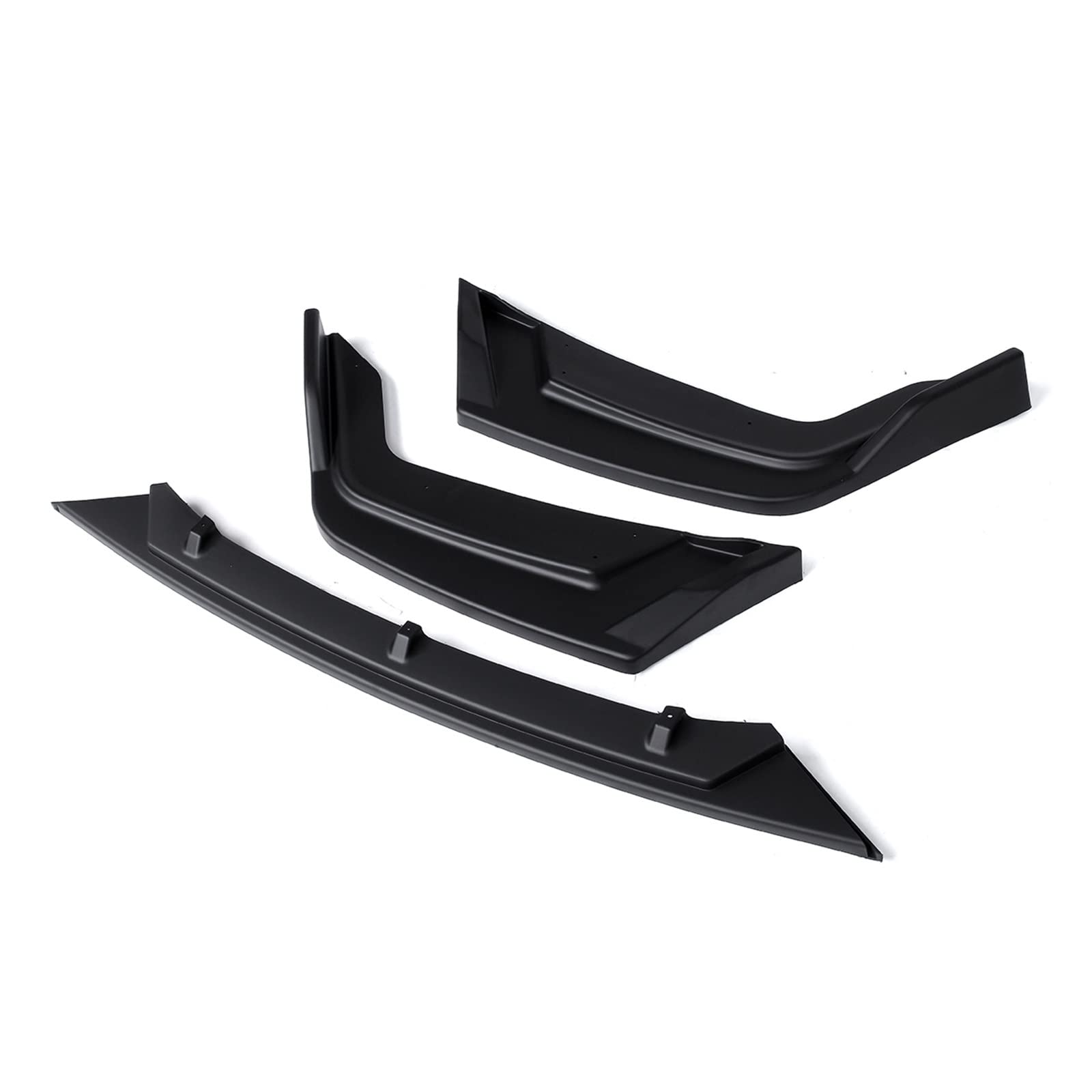 3Pieces Front Bumper Lip Deflector Lips Splitter Body Kit Spoiler Guard Cover Compatible With: Civic Hatchback & Si 2016-2020(B) von OQUFINTER