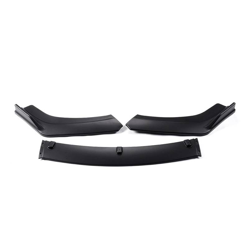 3piece Carbon Fiber Look/Black Front Lower Bumper Lip Diffuser Spoiler Body Kit Compatible With: Civic Sedan 4Dr 2016 2017 2018(A) von OQUFINTER