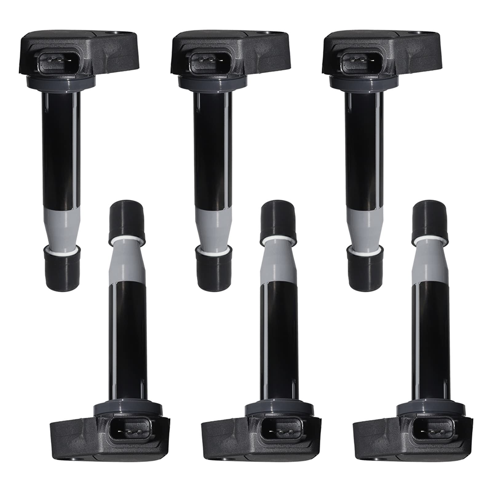 6PCS Ignition Coil Compatible With Acura CL EL MDX RL TL S Compatible With Accord Civic Odyssey Pilot Ridgeline Vue 3.5L 30520P8EA01 30520P8FA01 von OQUFINTER