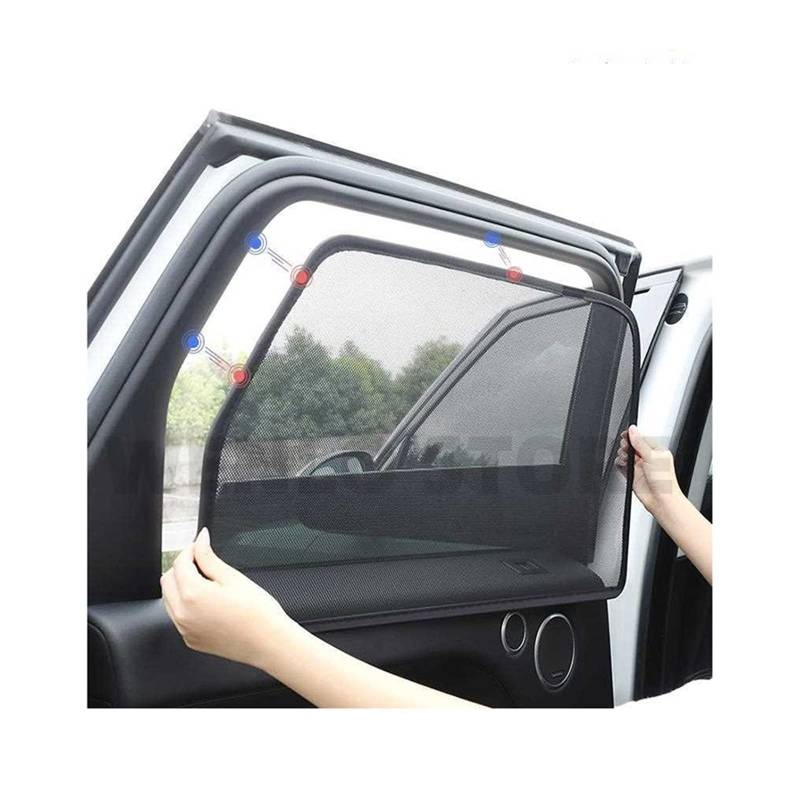 Auto-Sonnenschutz Baby Seitenfenster Sonnenschutz Magnetischer Visier Vorhang Kompatibel mit Kia Carnival Kompatibel mit SEDONA YP 2014-2020 Vorderscheibe hinten(3PCS) von OQUFINTER