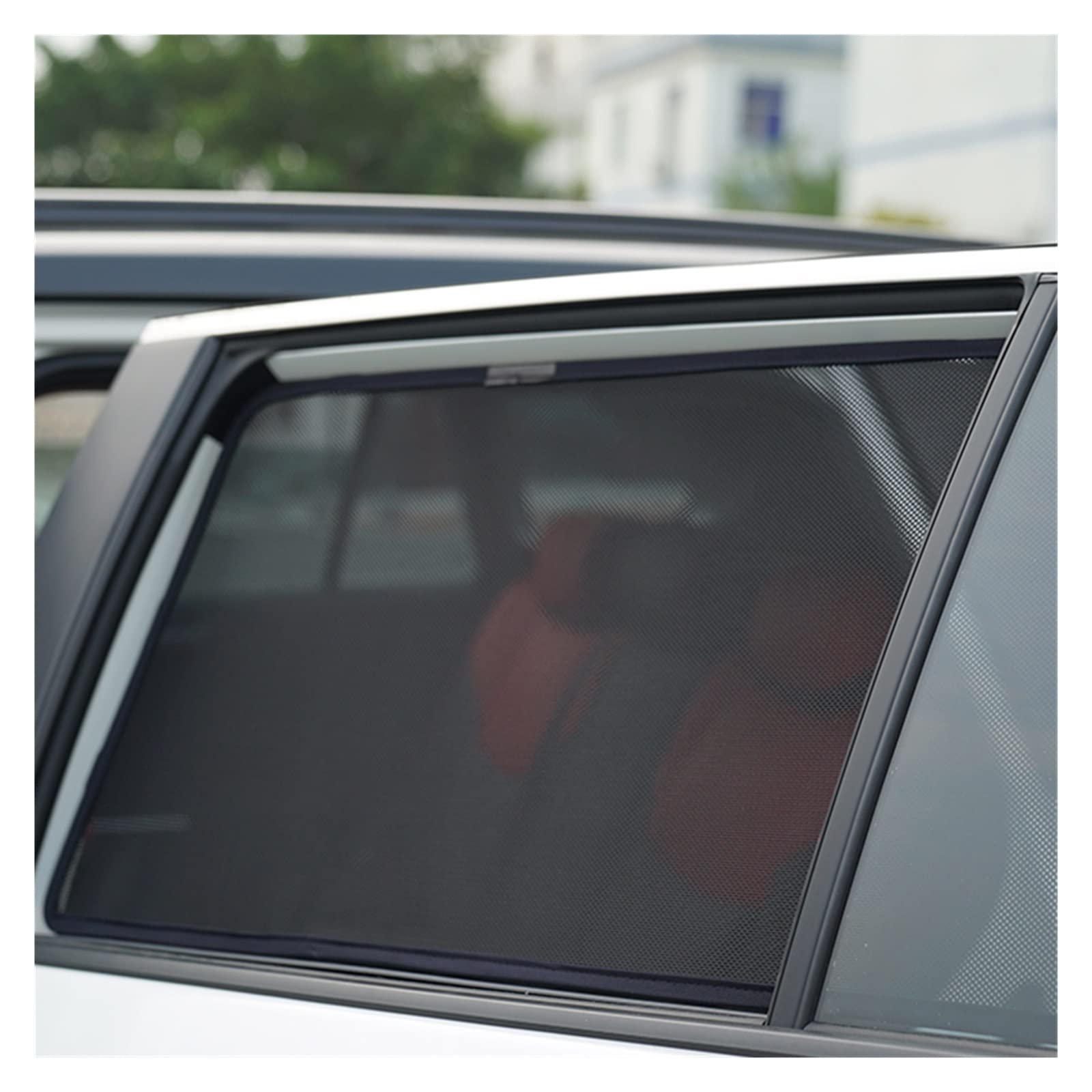 Auto-Sonnenschutz Magnetische vordere Windschutzscheibe hinten Babyfenster Sonnenschutzvisier kompatibel mit CITROEN C5 Limousine 2007-2020(2PCS Rear) von OQUFINTER