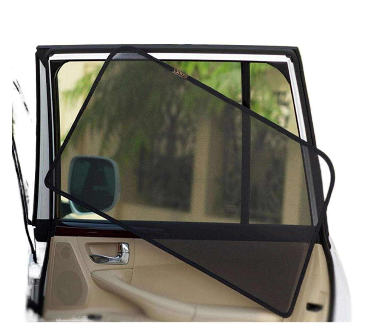 Auto-Sonnenschutz Sonnenschutz Magnetische Sonnenschutz Glas Displayschutz Windschutzscheibe Vorhang Mesh Moskitonetz Kompatibel mit Accord Euro R CL7(Front Windshield-01) von OQUFINTER