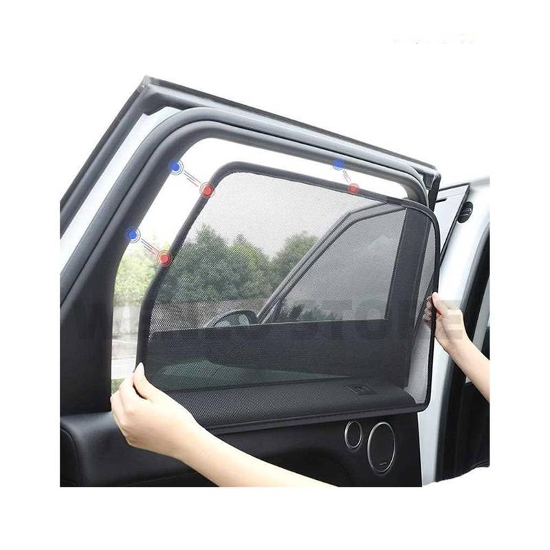 Auto-Sonnenschutz Visier Vordere Windschutzscheibe Vorhang hinten Seitensitz Fenster Sonnenschutz Kompatibel mit Acura MDX YD3 2013-2020(5PCS Rückzug Rücken) von OQUFINTER