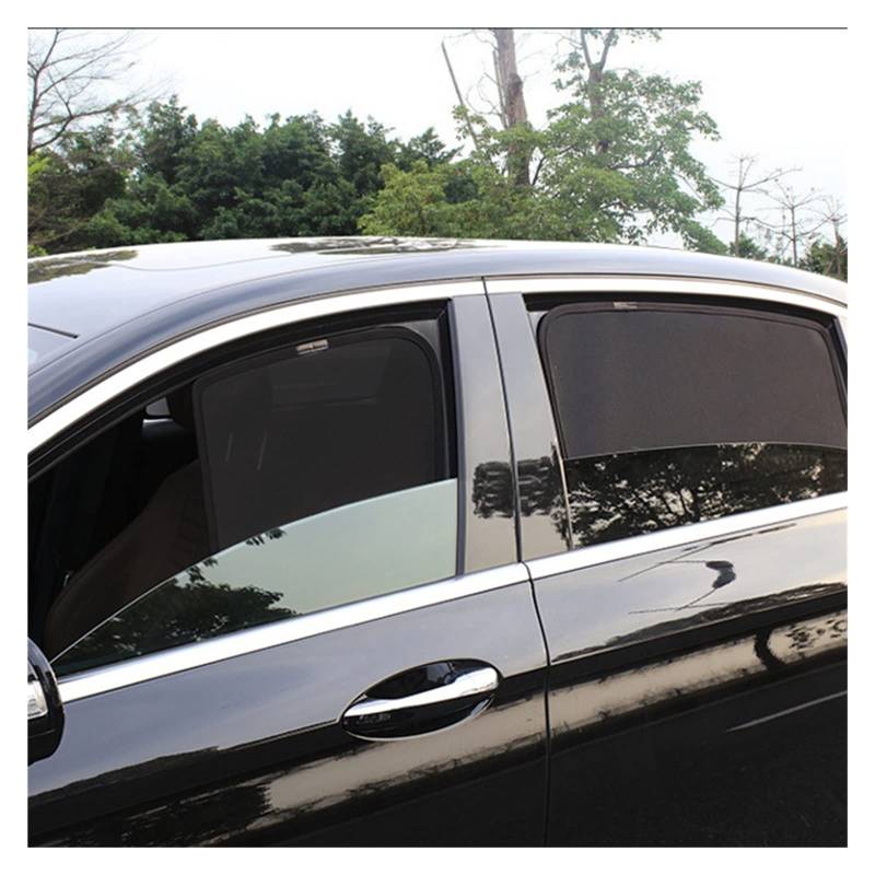 Auto-Sonnenschutz Vorne Windschutzscheibe Blindvorhang Rückseite Babyfenster Sonnenschutz Kompatibel mit Volvo XC60 2008-2017 XC 60(Front Windshield) von OQUFINTER