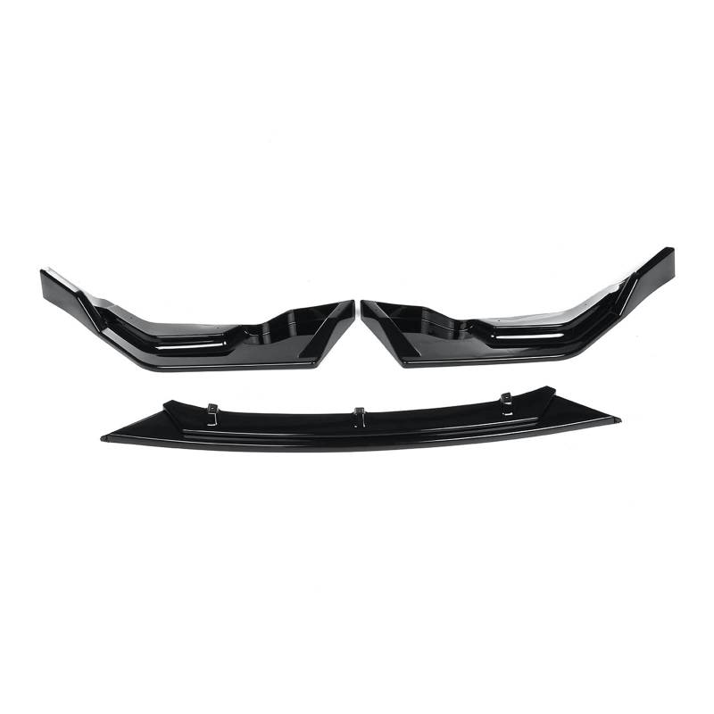 Black/Carbon Fiber Look Front Bumper Lip Deflector Lips Splitter Diffuser Spoiler Cover Guard Compatible With Corolla SE XSE 2021(Glossy Black) von OQUFINTER