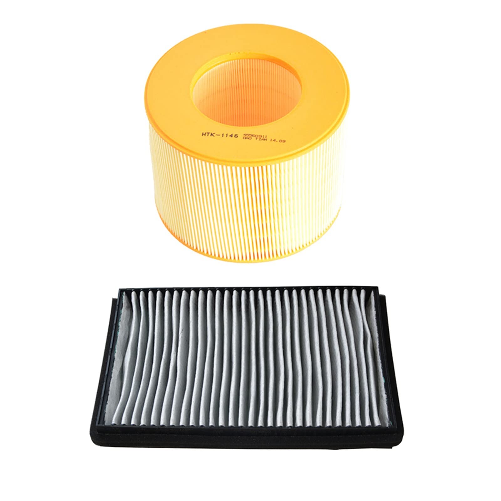 Car Engine Air Filter Cabin Air Filter Compatible With Baic Senova D70 1.8T 2.0T D320 2.3T 2012- Compatible With Saab 9-5 2.3T 1997-2011 von OQUFINTER