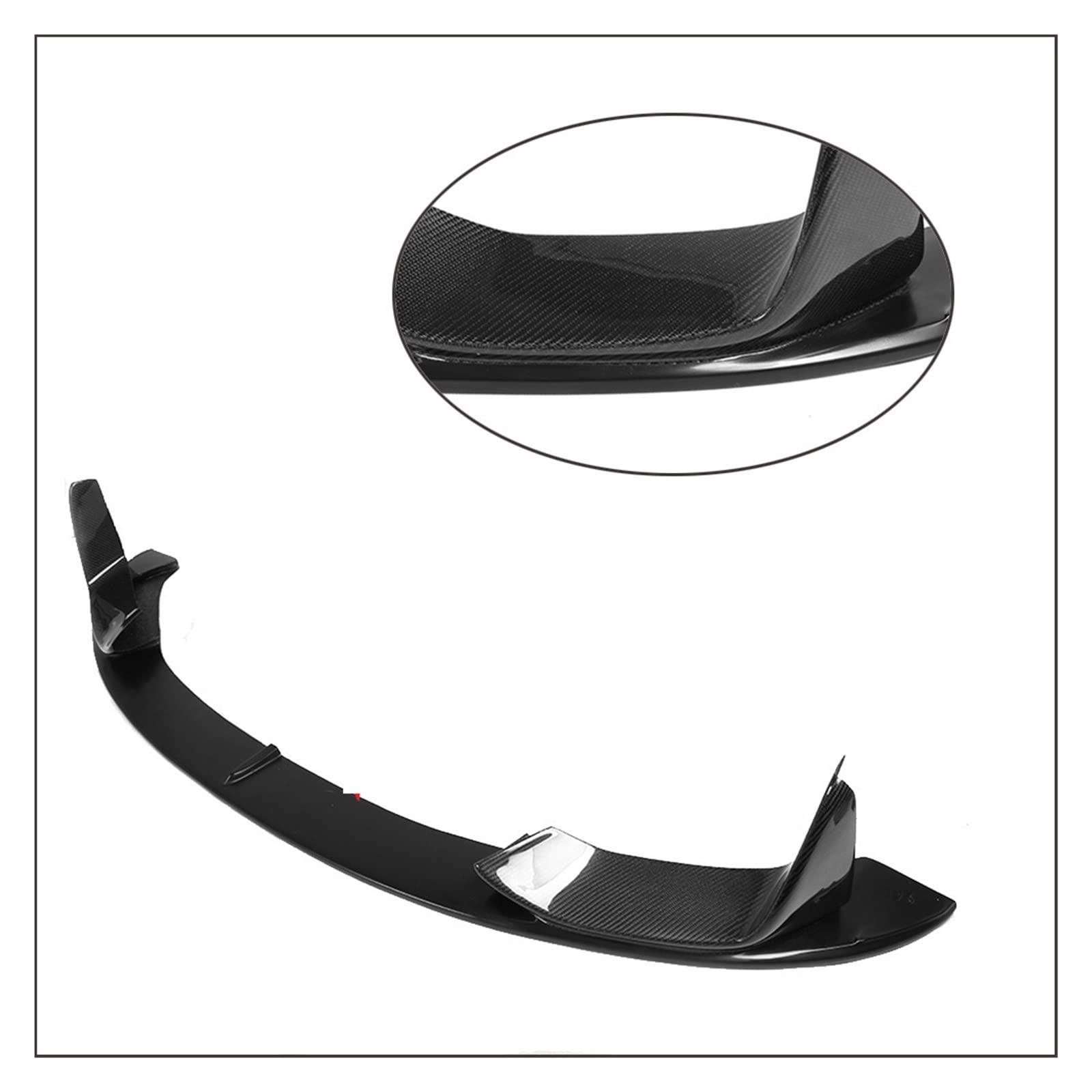 Carbon Fiber Front Bumper Lip Splitters Spoiler Compatible With MW F80 M3 F82 F83 M4 2014-2019 Sedan Coupe Convertible FRP 3 Styles(Splittters Carbon) von OQUFINTER