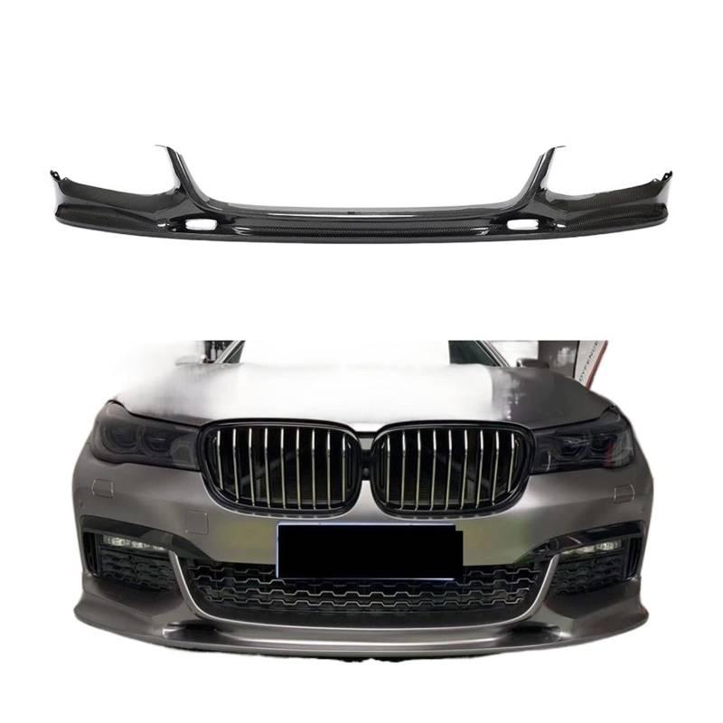 Carbon Fiber Front Bumper Lip Spoiler Splitters Compatible With MW 7 Series G11 G12 M Sport 2016 2017 2018 Bumper Guards Carbon Fiber/FRP(FRP Matte Black) von OQUFINTER