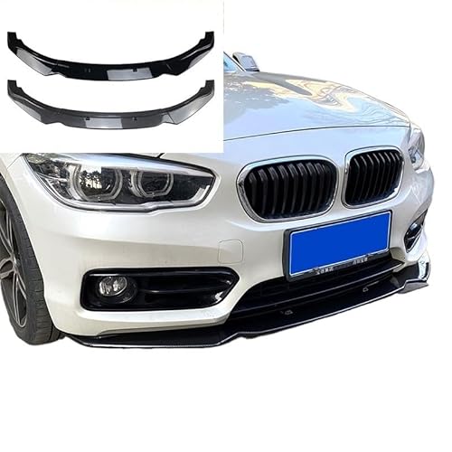 Front Bumper Lip Body Kit Spoiler Splitter Bumper Canard Lip Cover Trim Compatible With MW 1 Series F20 116i 118i 120i 2011~2019(A) von OQUFINTER