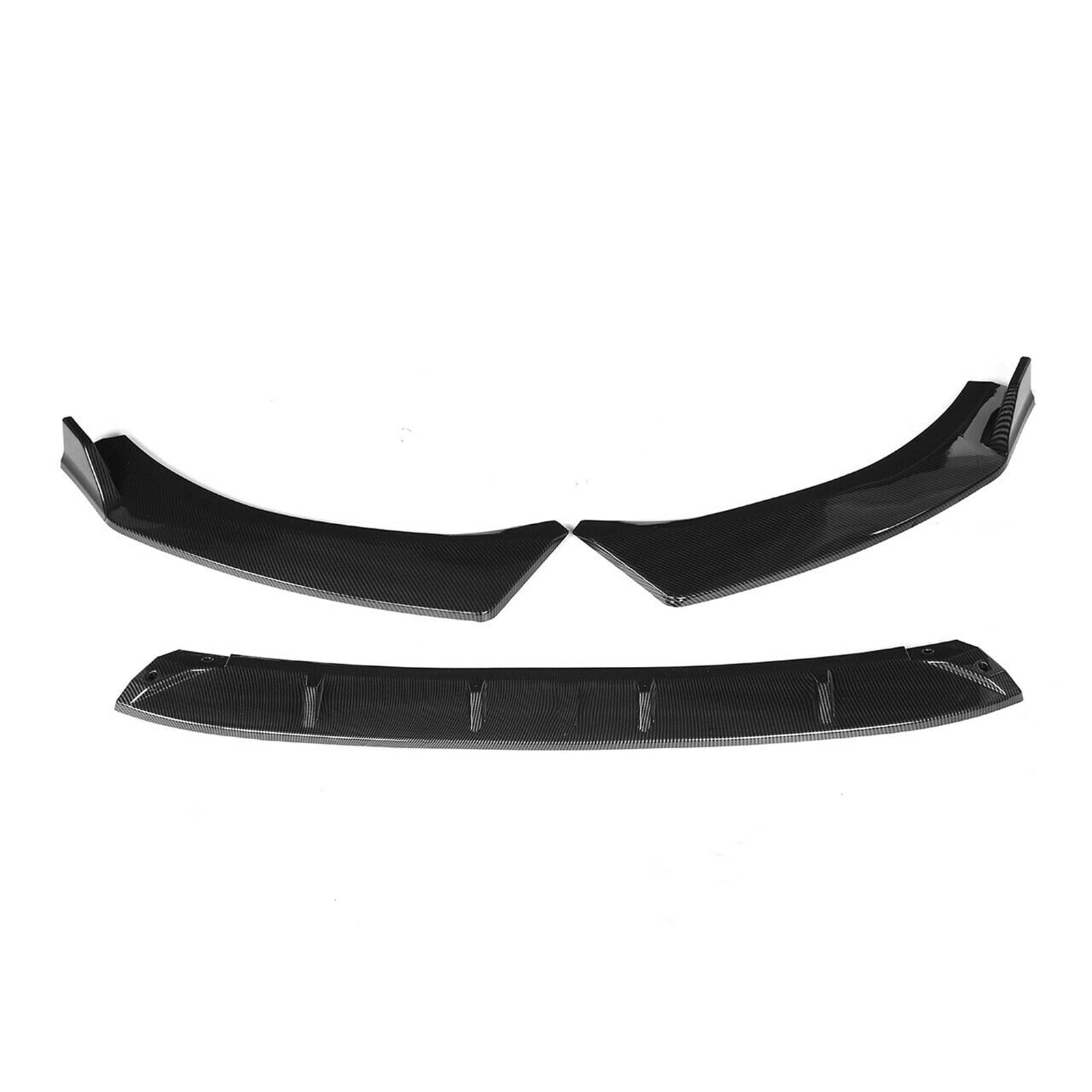 Front Bumper Lip Spoiler Side Splitter Body Kit Guard Compatible With 2021 2022 MW G30 G31 LCI 530i M550i M-Sport 2021 2022 Accessories(Carbon fiber look) von OQUFINTER