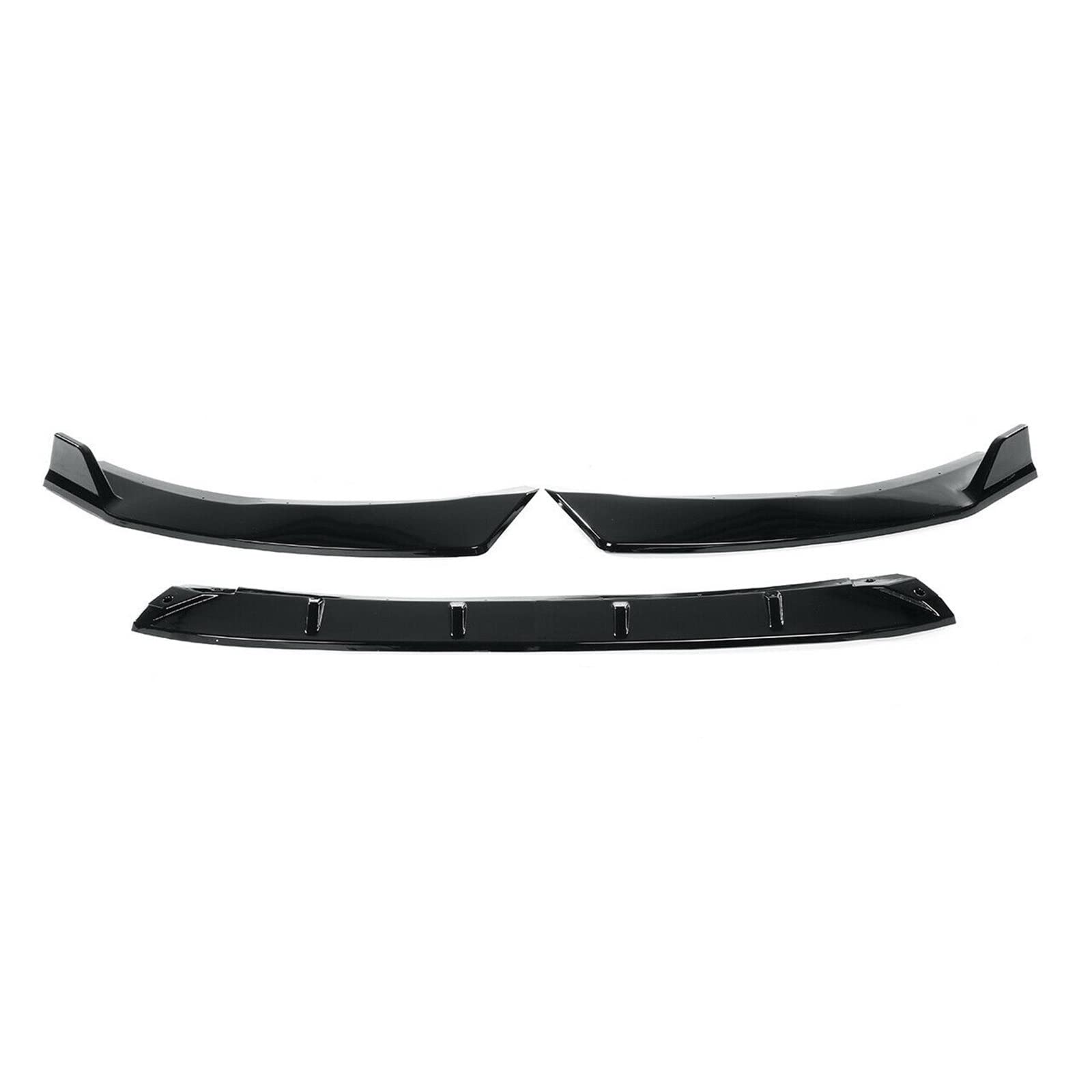 Front Bumper Lip Spoiler Side Splitter Body Kit Guard Compatible With 2021 2022 MW G30 G31 LCI 530i M550i M-Sport 2021 2022 Accessories(Gloss black) von OQUFINTER