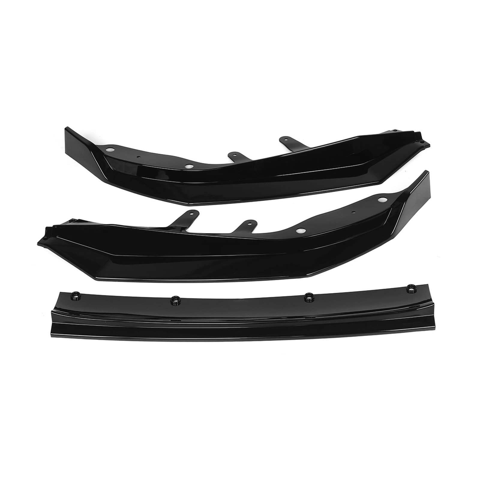 Front Bumper Splitter Lip Diffuser Spoiler Bumper Lip Deflector Lips Cover Guard Compatible With MW G22 G23 4 Series 2021(Glossy Black) von OQUFINTER