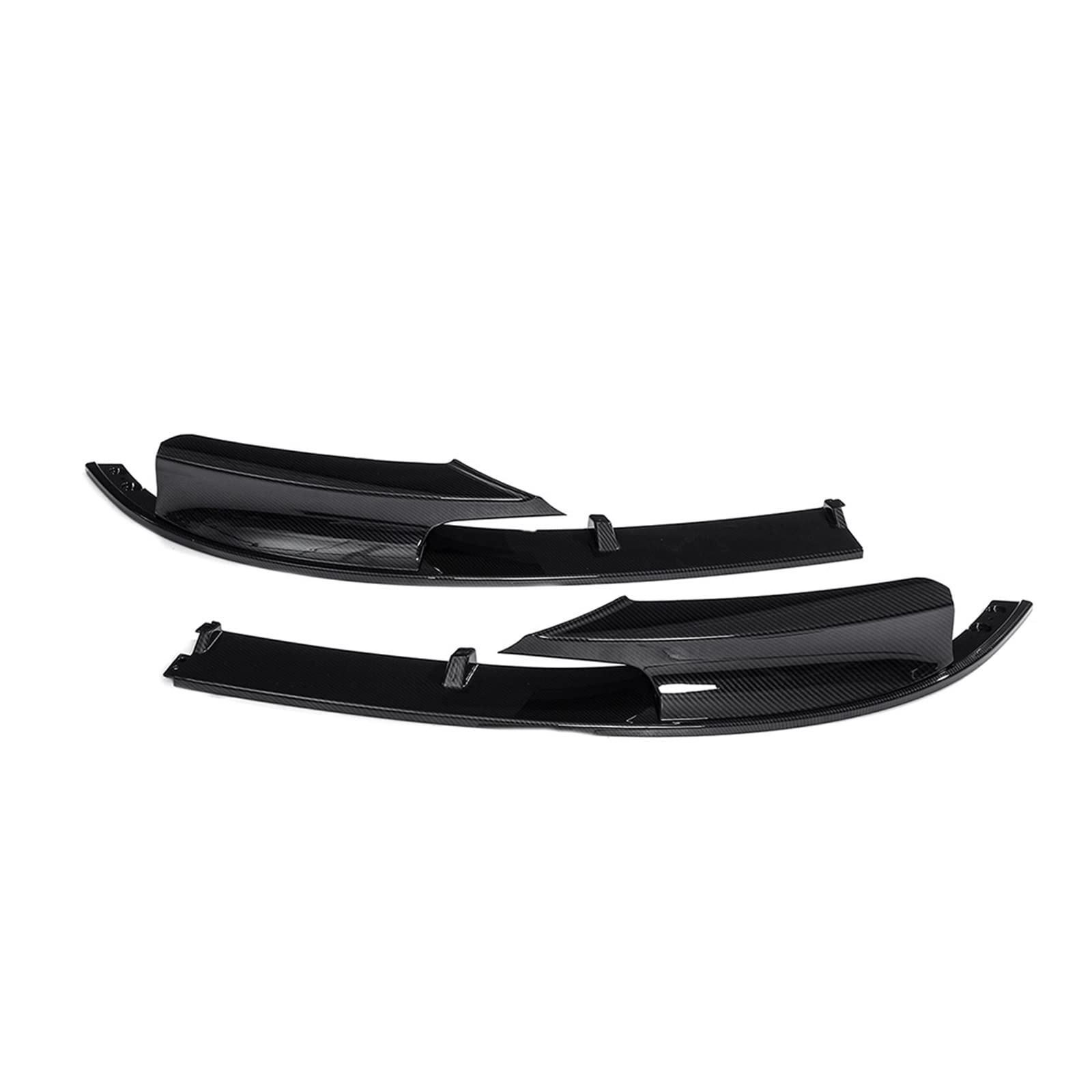 M F30 Front Bumper Spoiler Lip Body Kit Bumper Diffuser Guard Compatible With MW F30 3 Series 2012-2018 Front Bumper Lip Splitter(B) von OQUFINTER