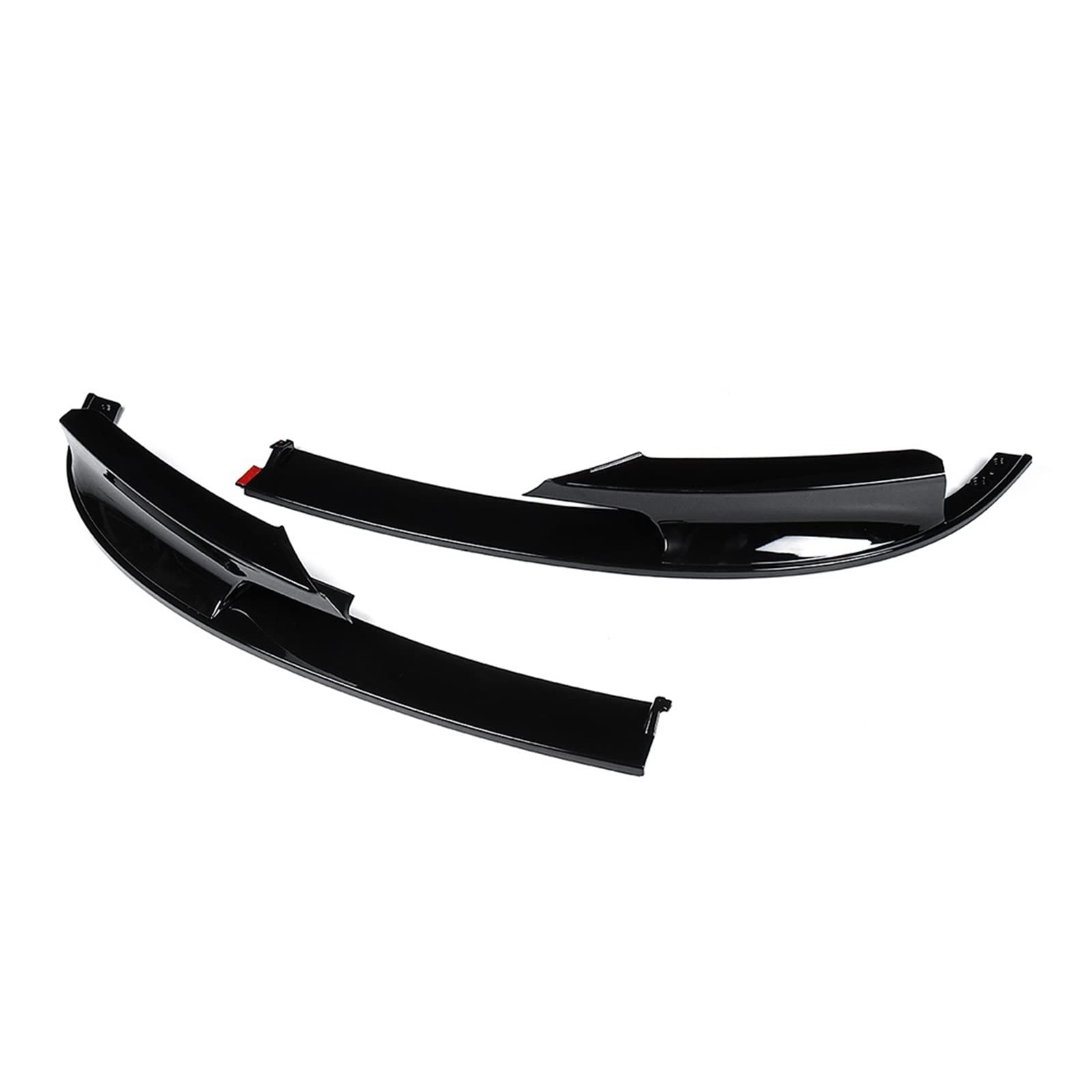 M F30 Front Bumper Spoiler Lip Body Kit Bumper Diffuser Guard Compatible With MW F30 3 Series 2012-2018 Front Bumper Lip Splitter(Glossy black) von OQUFINTER