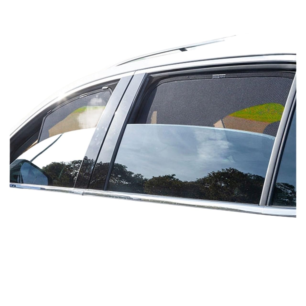 Magnetische Auto-Sonnenblende Windschutzscheibe vorne Vorhang Seitenfenster hinten Sonnenblende Visier kompatibel mit Mazda CX-30 CX30 2020 2021 2022 2023 CX 30(2PCS Front) von OQUFINTER