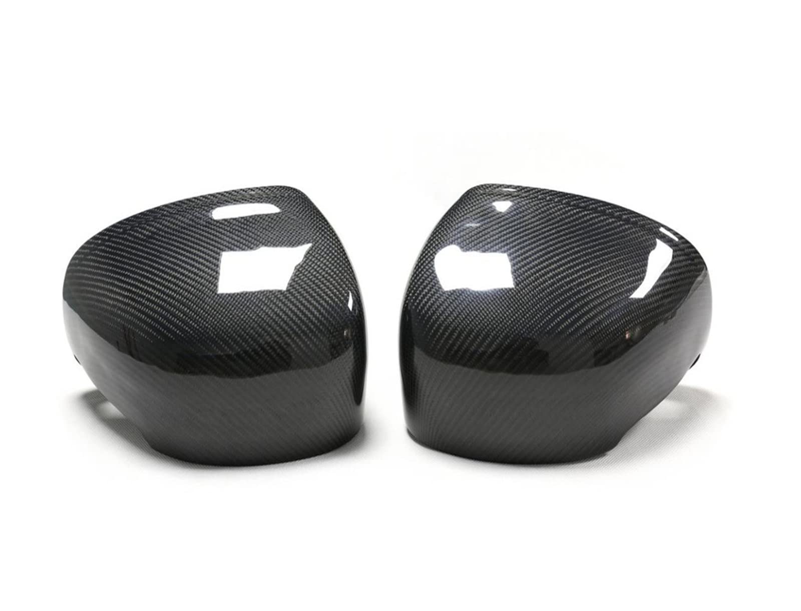 Styling Replacement Type Gloss Black Carbon Fiber Rear View Mirror Caps 19+ Compatible With Volvo XC60 Carbon Mirror Cover von OQUFINTER