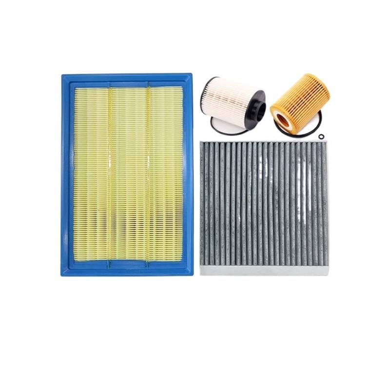 TONLINKER Innenraumluftfilter, Ölfilter, Kraftstofffilter, kompatibel mit Great Wall Wingle7 Wingle 7 2.0MT 2018 2019 2020 2021 – 4-teiliges Autozubehör(4 Pcs Filter Set A) von OQUFINTER