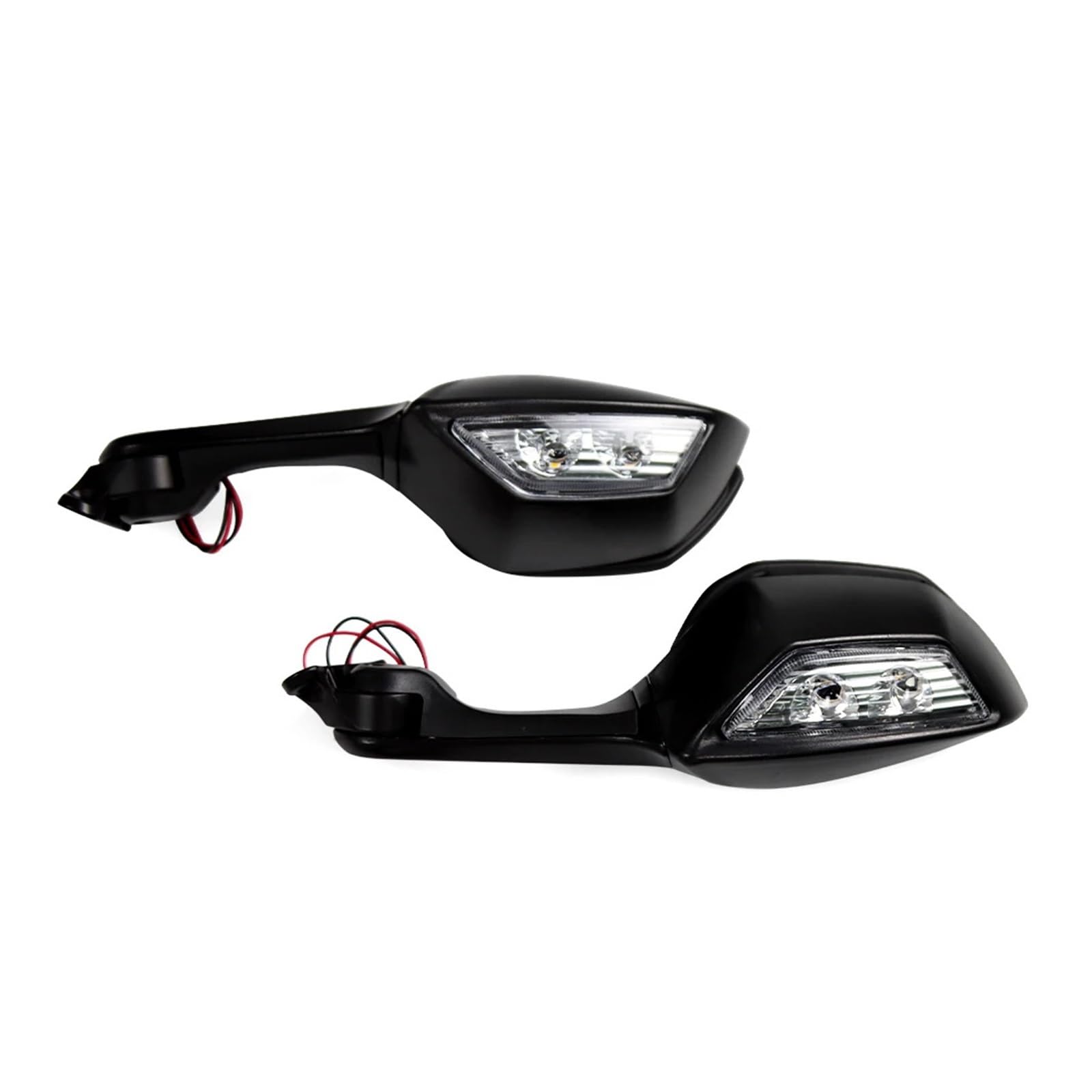 ORAMAI Motorrad-Rückspiegel, Seitenspiegel mit LED-Blinker, kompatibel mit Kawasaki Ninja ZX-10R ZX10R ZX 10R 2011 2012 2013–2015 von ORAMAI