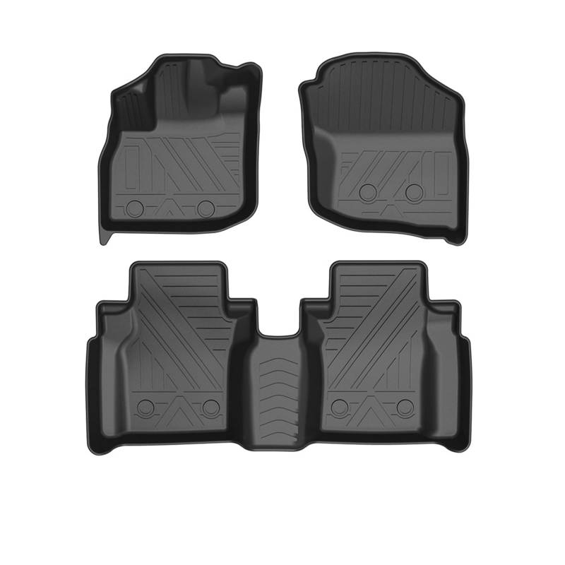 Auto Car Floor Mats All-Weather TPE Foot Mats Pad Tray Mat Interior Accessories Compatible With City G5 G6 2008-2020(08-14) von ORAMONTEX