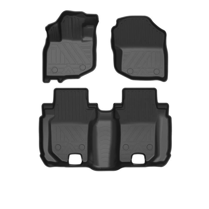 Auto Fußmatten Allwetter TPE Fußmatten Pad Schublade Matte Interieur Zubehör Kompatibel Mit Jazz GR GS GK 2008-2023(2008-2013) von ORAMONTEX