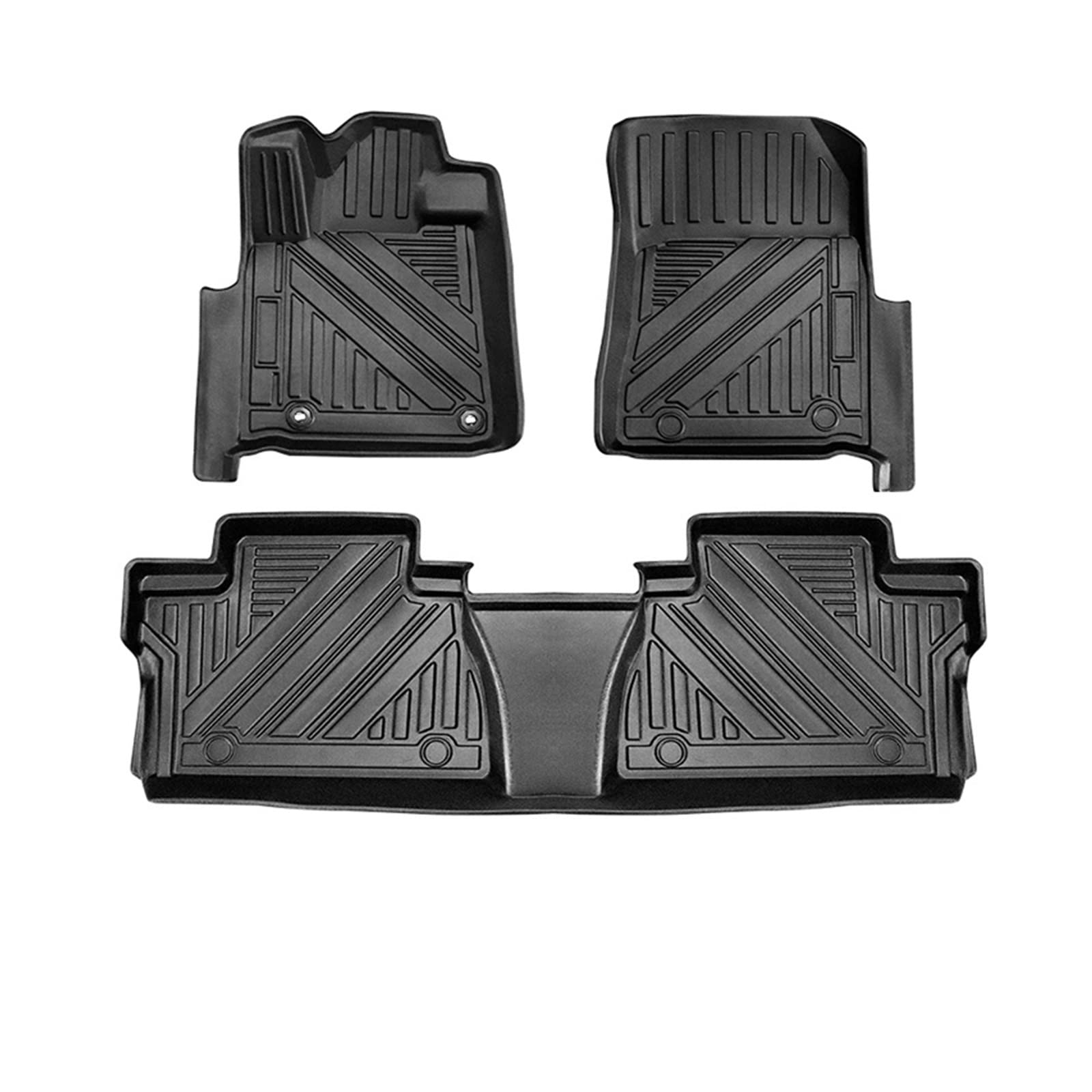 Full Set 3D TPE LHD Boden Auto Matte Kompatibel Mit Tundra 2014-2020 Auto Boden Liner Schublade Fuß Pad Teppich Matten Auto Zubehör von ORAMONTEX