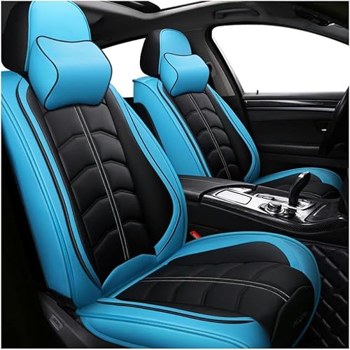 ORAWLE Sitzbezüge Auto Autositzbezüge Universal Set für BMW E46 Touring 1998-2005 318i 320i 320d Auto Zubehör: Blau von ORAWLE