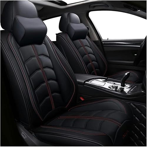 ORAWLE Sitzbezüge Auto Autositzbezüge Universal Set für Mercedes Benz CL-Klasse C200 CL203 Sport C220 CL203 Sport C230 CL203 Sport Auto Zubehör: Schwarz von ORAWLE