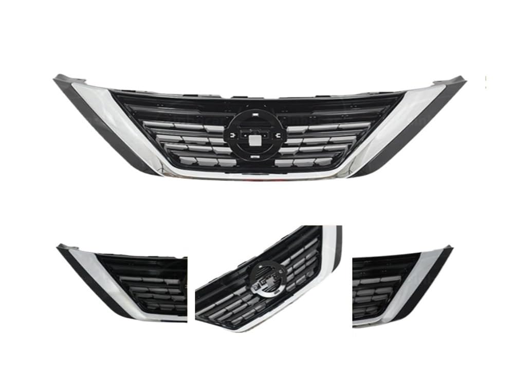 Autoersatz Grilleinsätze Für Teana Für Altima 2013-2020 ABS Frontschürze Haube Vent Kühlergrill Trim Auto Styling Zubehör Kühlergrill Doppelsteg von ORBANA