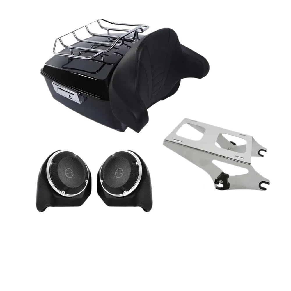 Hinten Rack Halterung Gepäck Motorrad 13,7 "Kofferraum Rack Rückenlehne Für Ha&rley Tour Pak Touring Street Glide Road King 2014-2022 2018 von ORBANA