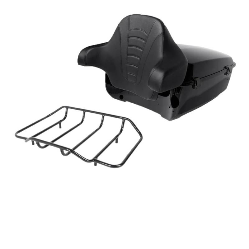 Hinten Rack Halterung Gepäck Motorrad 13,7 "Kofferraum Rack Rückenlehne Für Ha&rley Tour Pak Touring Street Glide Road King 2014-2022 2018 von ORBANA