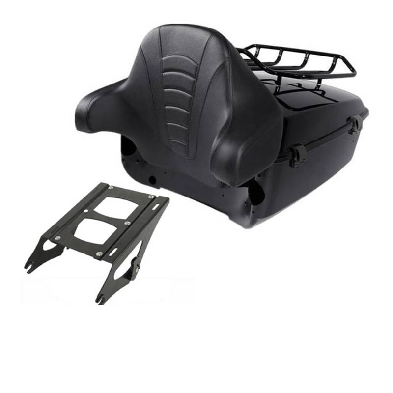 Hinten Rack Halterung Gepäck Motorrad 13,7 "Kofferraum Rack Rückenlehne Für Ha&rley Tour Pak Touring Street Glide Road King 2014-2022 2018 von ORBANA