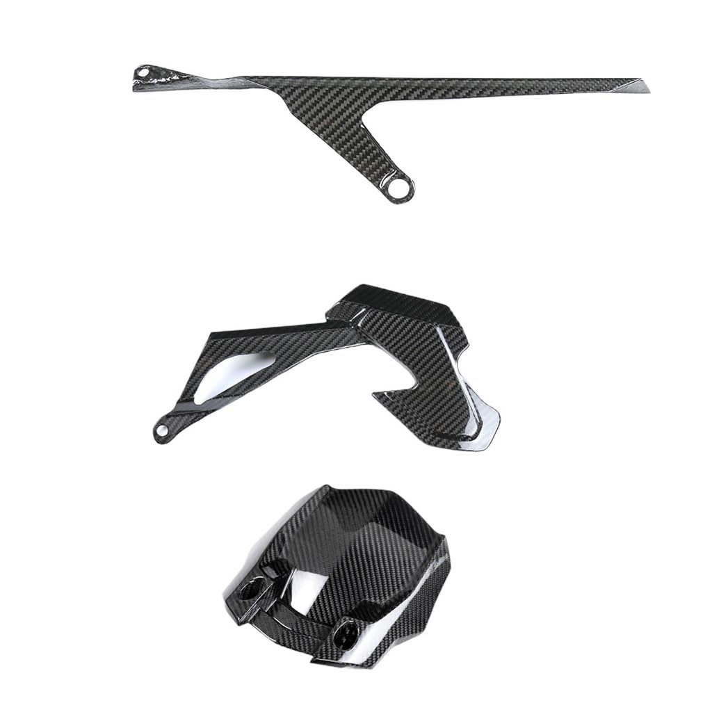 ORBANA Heckverkleidung Für Ya&maha Für MT-10 FZ-10 MT10 2022 2023 3K Carbon Fiber Motorrad Zubehör Hinten Kotflügel Kette Schutz Abdeckung Verkleidung Teile Kit von ORBANA