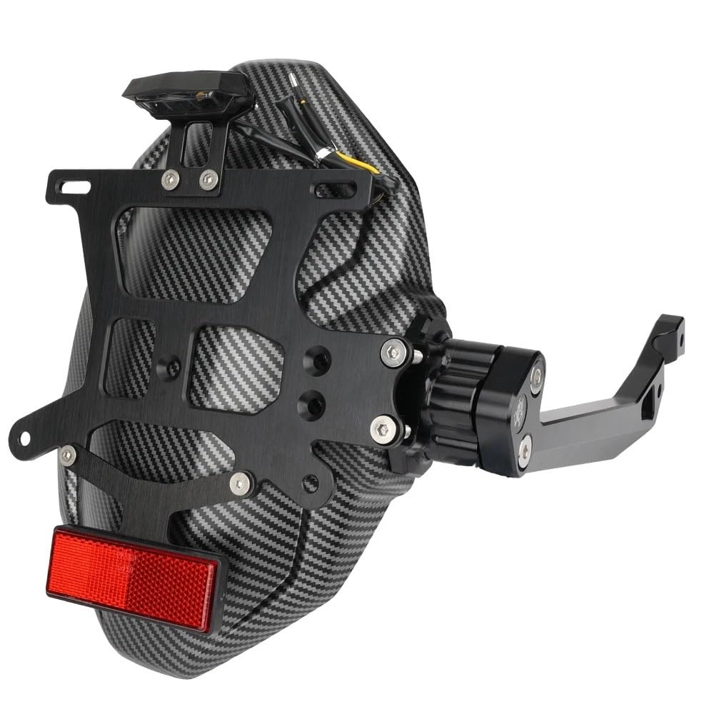 ORBANA Schutzblech Hinten MT07 Motorrad Kotflügel Für YA&MAHA MT07 XSR 700 2014 2023 Kotflügel Hinten Rad Schutz Mud Guard Kennzeichen Rahmen von ORBANA