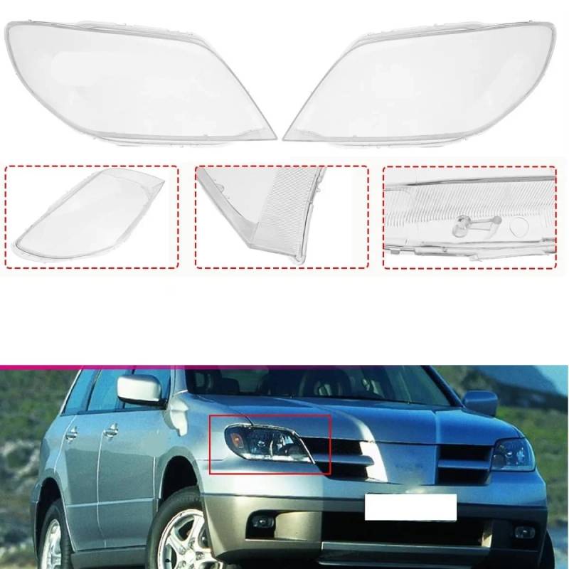 Scheinwerfer Shell Lens Auto Front Scheinwerfer Scheinwerfer Abdeckung Für Für Outlander 2004-2006 Lampenschirm Shell Abdeckung von ORBANA