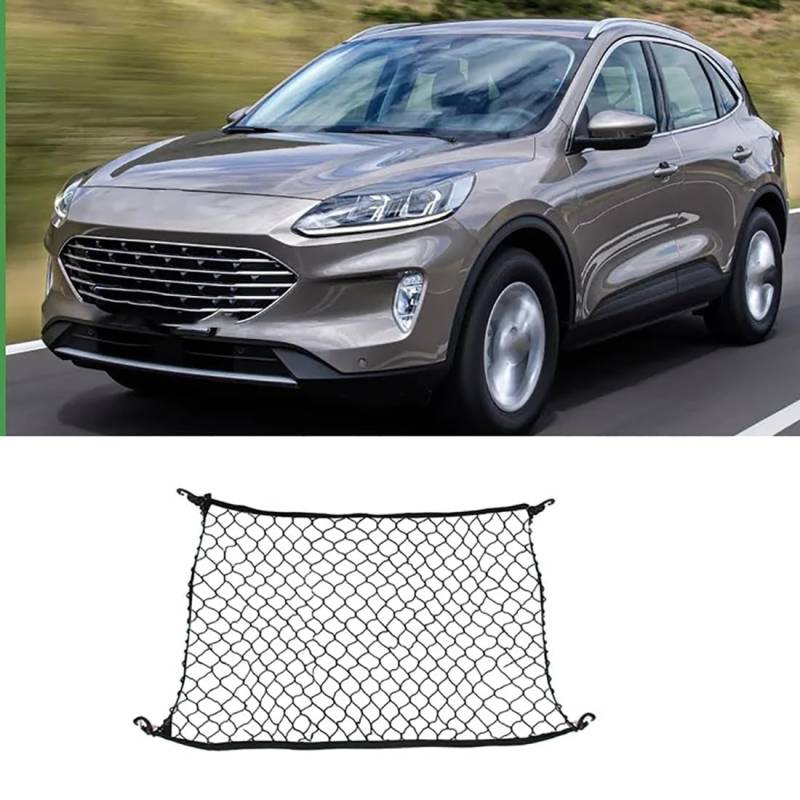 Netztasche für Auto, kompatibel mit Ford Kuga Escape MK3 2020-2023, Kofferraumaufbewahrung von ORBHES