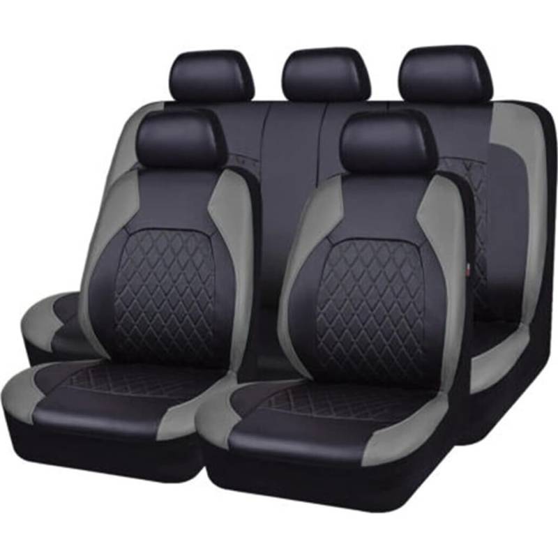 ORBIBA Auto-Sitzbezug für BMW Serie 2 Series 2er F45 / F46 Active Tourer/Gran Tourer 2014-2017 2018 2019 2020 2021, 9-teiliges Set Sitzbezug Komplett-Set, wasserdichte Autositzschoner aus Leder von ORBIBA