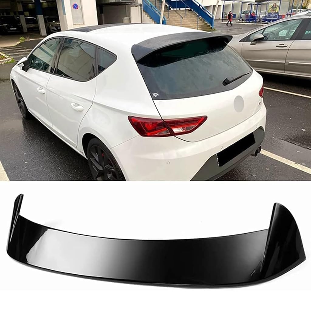 Auto Heckspoiler Flügel Lippe für Seat Leon MK3 5F FR 2012-2020,Hinten Kofferraum Spoiler Heckscheiben heckflügel Dachspoiler Schwanz Dekoration Zubehör von ORDALI