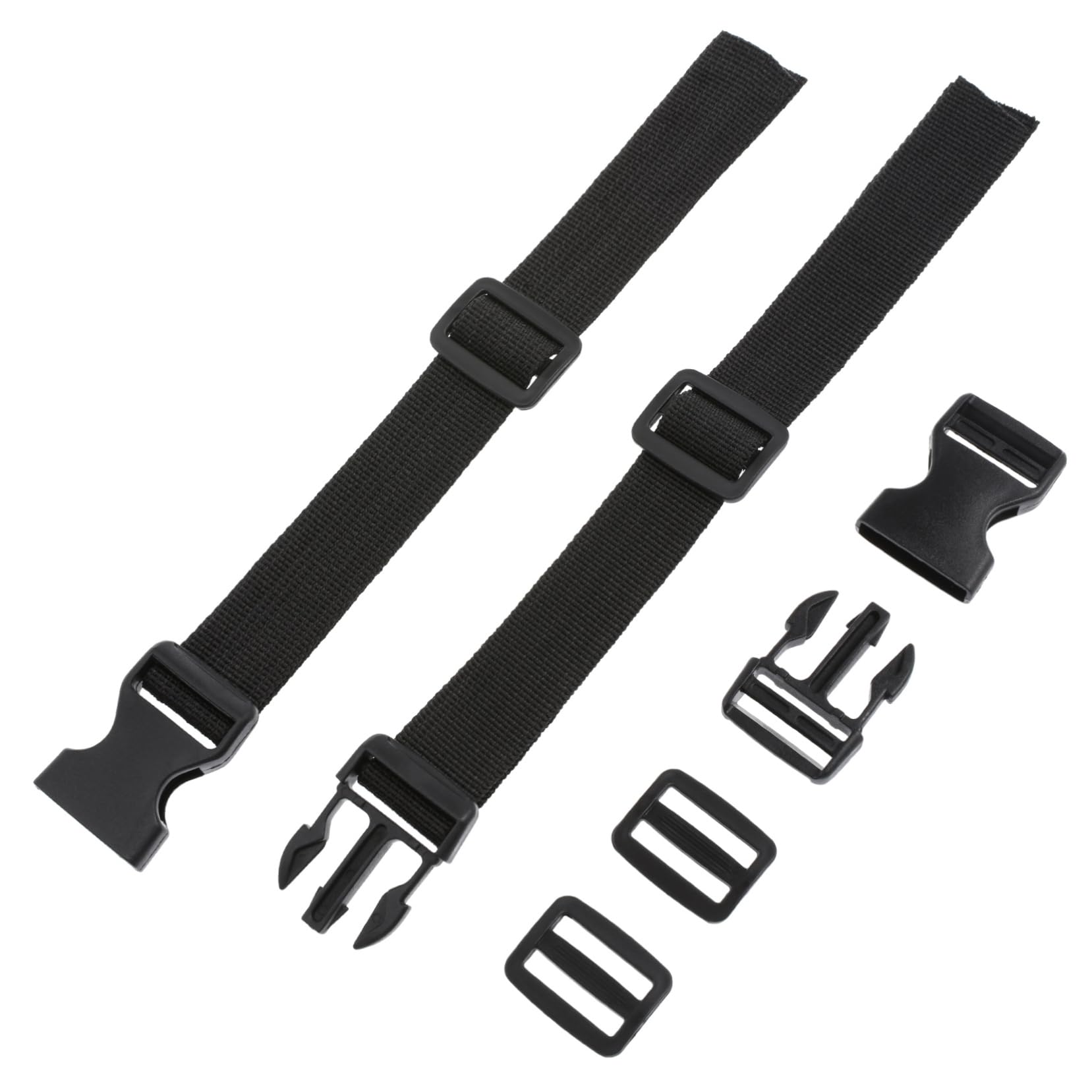 ORFOFE 2St Gurt spannband spannriemen Luggage Strap Gepäckbefestigung Riemenschnalle Gepäckband Golf lendenwirbelgürtel Kofferset Verpackung Fester Riemen Bündelbänder Polypropylen Black von ORFOFE