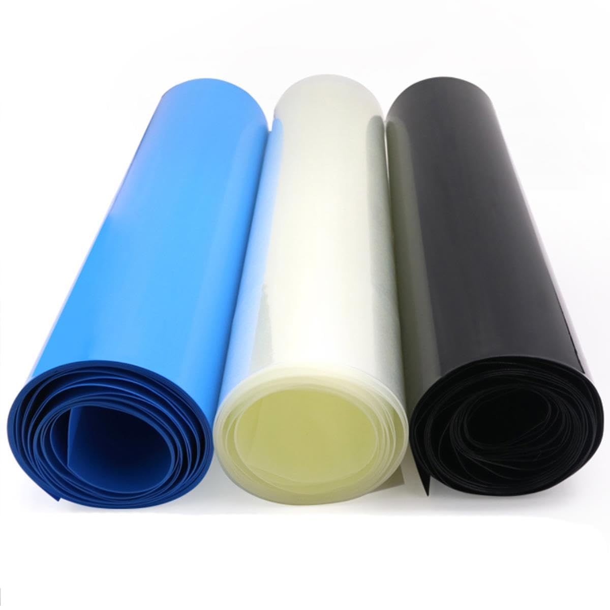 Breite 300 mm PVC-Schrumpfschlauch, Durchmesser 190 mm, Lithium-Batterie-isolierte Folie, Schutzhülle, Packung, Drahtkabelhülse, Farbe: Schwarz, 1 m von ORGEFY